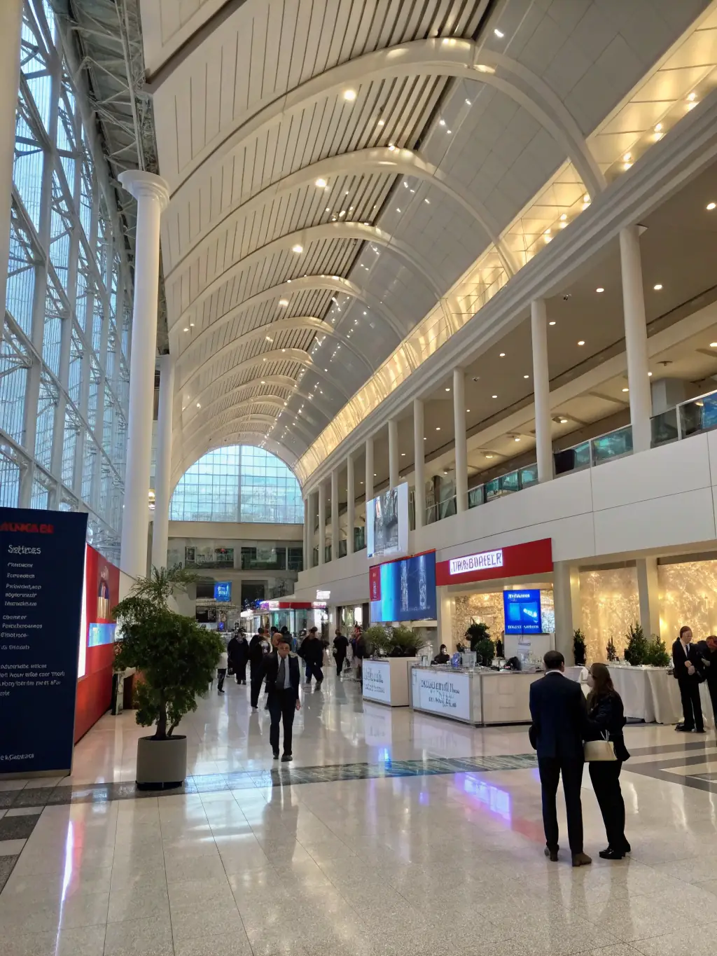 An image of Cape Town's International Convention Centre (CTICC) during a major business conference, showcasing the venue's capacity and professional atmosphere.
